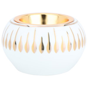 Al Saif Gallery porcelain incense burner, circular - white product image