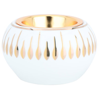 مبخرة بورسلان السيف غاليري، دائري - ابيض product image 1