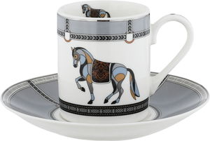 طقم فناجين قهوة تركي بورسلان السيف غاليري، 12 قطعة، صحون - متعدد الألوان product image 2