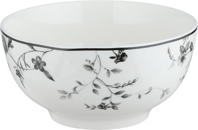 Golden Gallery Porcelain Glass Soup Set, 16 Pieces, Embossed - Translucent White product image 4