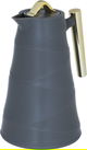 Bamboo Glory Thermos, 1 liter, glass inner container, plastic outer shell - gray product image 2