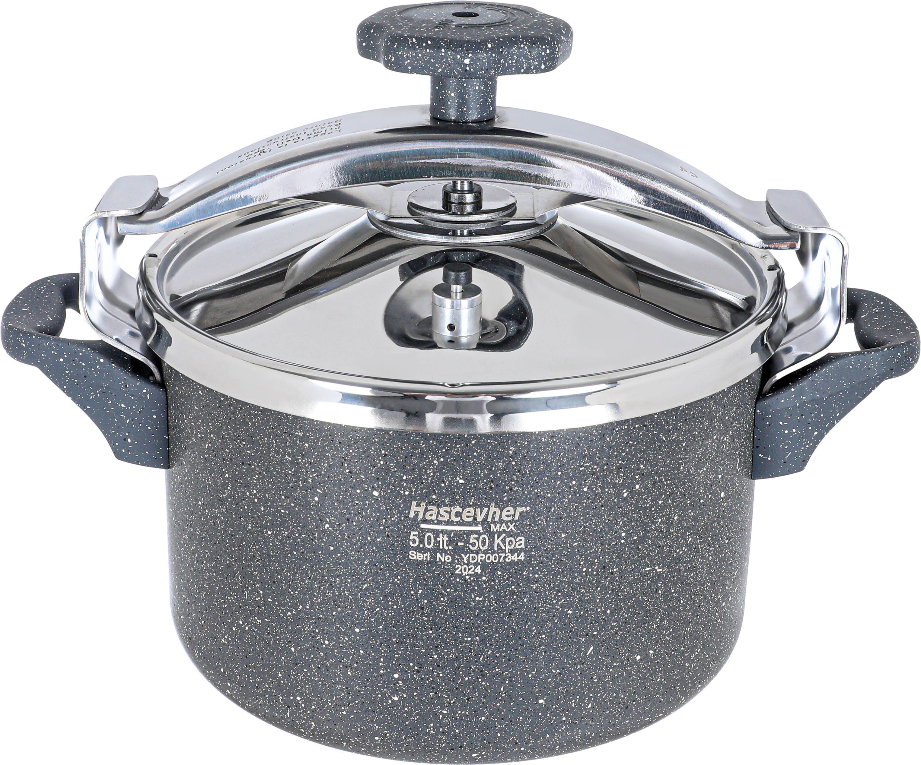 Al Saif Gallery Pressure Cooker, Granite, 5 Liters - Grey product image