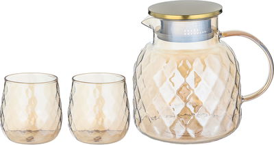 طقم جيك زجاج السيف غاليري، 1500 مل، 3 قطع - أصفر product image 1