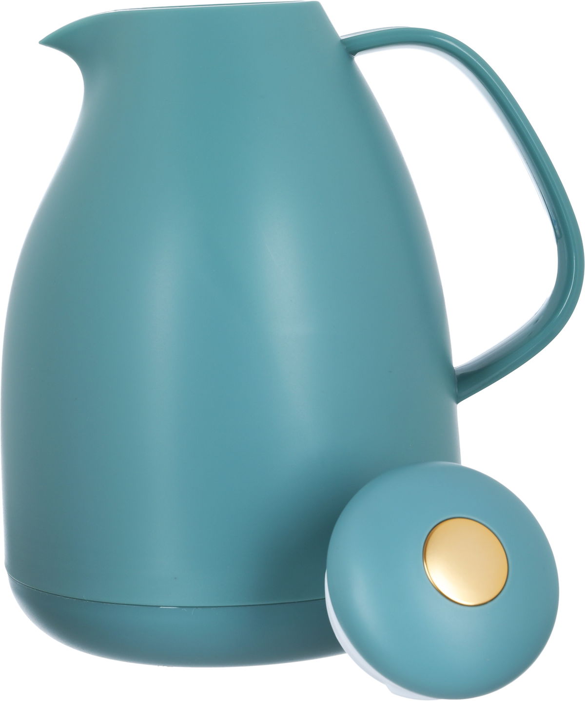 Al Saif Gallery Pro Penguin thermos, 1 liter, glass inner container, plastic outer shell - turquoise product image 4
