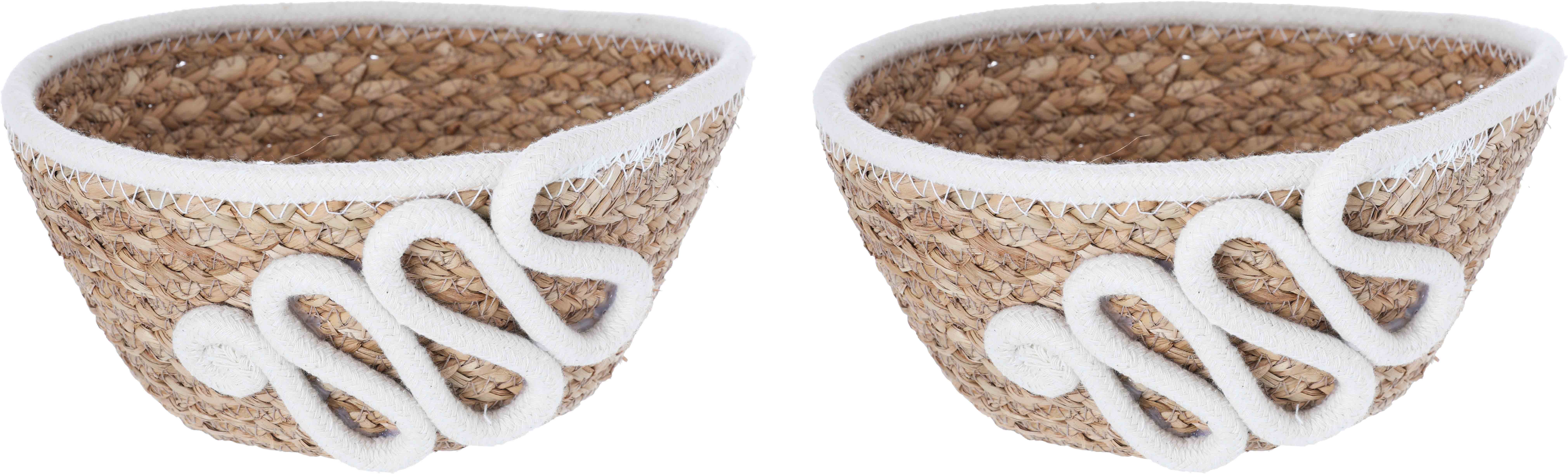 طقم سلات خوص السيف غاليري، قطعتين - بيج product image