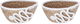 Al Saif Gallery wicker baskets set, two pieces - beige product image 1