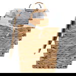 Al Saif Gallery Wicker Baskets Set, 43x34x51 / 40x30x44 / 38x26x36 cm, 3 Pieces - Brown product image 3