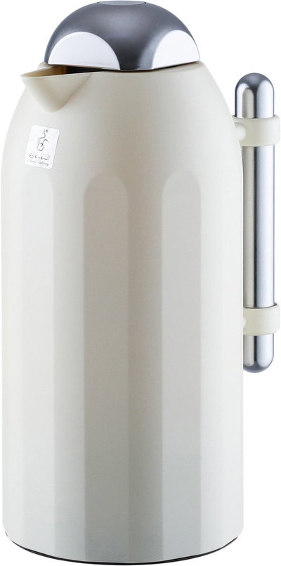 Al Saif Gallery Terhab Thermos Set, 21 Pieces, Cups with Saucers, Coffee Cups, Saucers, Silver Handle - Silver Beige product image 3