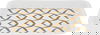 طوفرية ميلامين السيف غاليري، 40×30×3 سم، مستطيل، مزخرف بني - أبيض product image 1