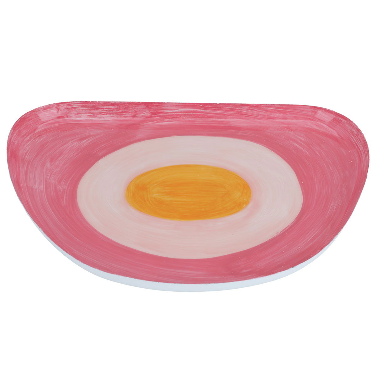 Al Saif Gallery porcelain dessert serving dish, 35.5 x 25.5 x 1 cm - pink product image