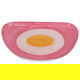 Al Saif Gallery porcelain dessert serving dish, 35.5 x 25.5 x 1 cm - pink product image 1