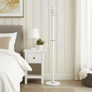 علاقة ملابس مودرن معدن، ارتفاع 183 سم - ابيض product image