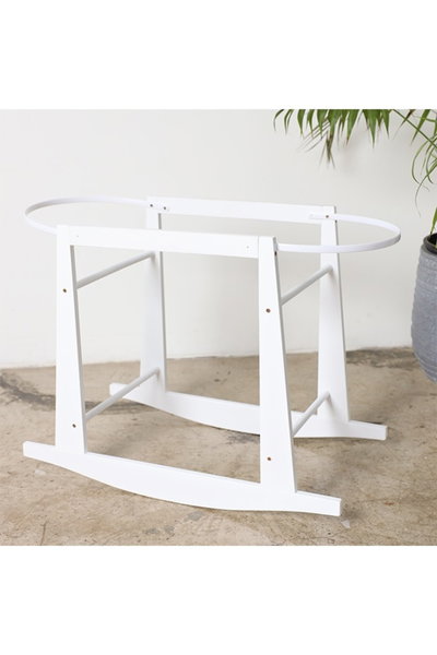 سرير موسى فان مومنت، 76×42×76 سم، حامل هزاز - ابيض product image 4