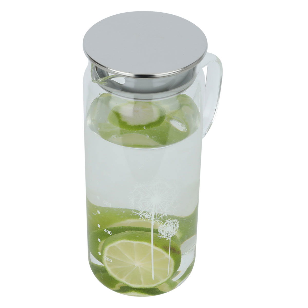 Geek Al Saif Gallery Glass, with steel lid, 1800 ml - clear product image 2