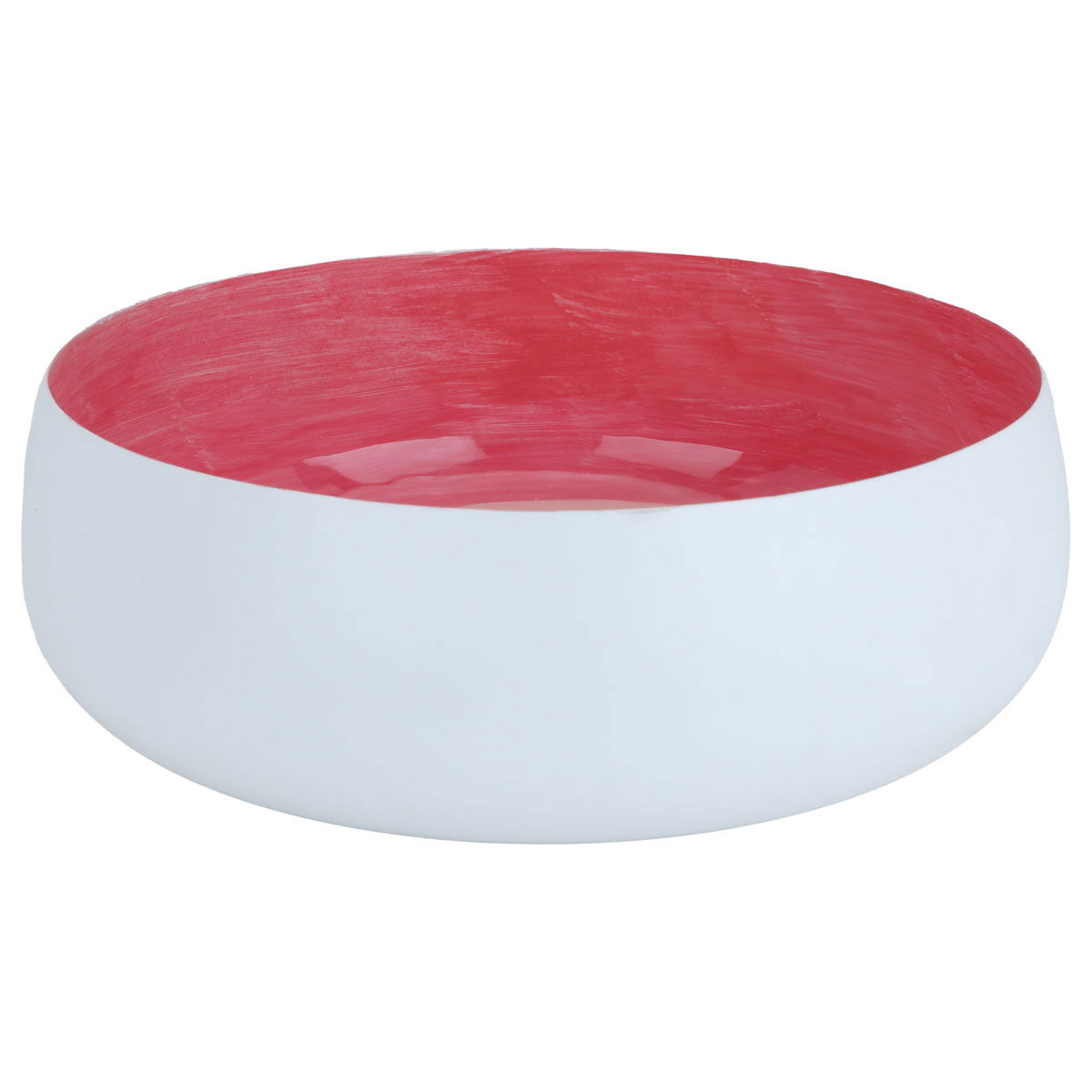 Al Saif Gallery porcelain serving plate, round, deep, 9 x 28 cm - pink product image
