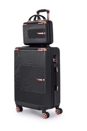 Limra ABS Luggage Set, 4 Sizes, 4 Wheels, 360 Degree Rotating, OT-7014 - Black product image 2