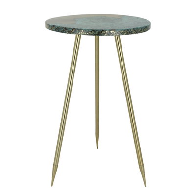 طاولة دائرية أستيل السيف غاليري، ثلاث ارجل - أخضر product image 1