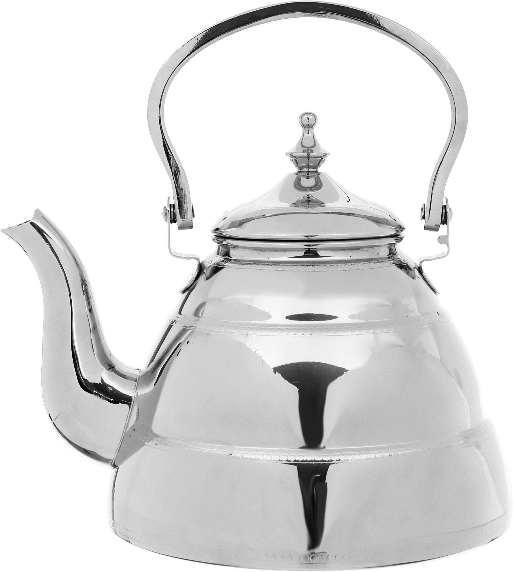 طقم إبريق تقديم استيل الدرعية السيف بلص، 1.2/1.6/2.0 لتر، 3 قطع - فضي product image 2