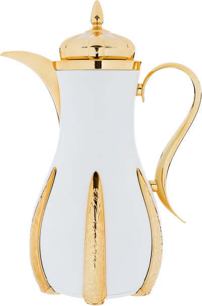 طقم ترامس سنا السيف غاليري، قطعتين، 1/1لتر، ضغاط - أبيض ذهبي product image 5