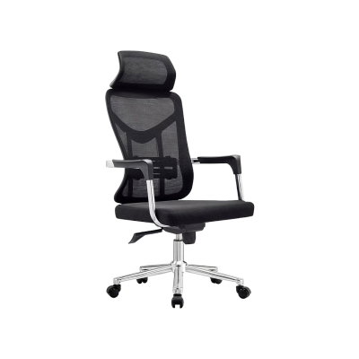 كرسي مكتب دوار بلاستيك، 55×55×120 سم - أسود product image 3