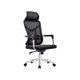 كرسي مكتب دوار بلاستيك، 55×55×120 سم - أسود product image 3