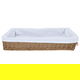 Al Saif Gallery Rectangular Wicker Serving Basket, 50 X 36 X 9.8 Cm - Beige product image 1