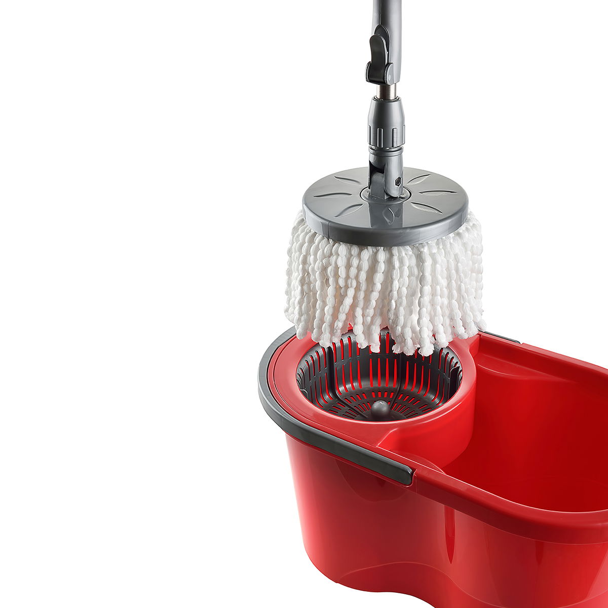 Al Saif Gallery Plastic Spin Mop, 16 Liter - Red product image 3