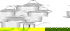 طقم قدور استيل روكي، 10 قطع - فضي product image 1