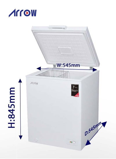 فريزر افقي ارو، 3.5 قدم، 100 لتر، RO-160F - ابيض product image 4