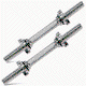 Kangaroo 1110114 Weightlifting Bar Pair, Fixing Nuts - Silver product image 1