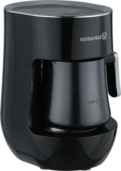 Korkmaz Turkish Coffee Maker, 17x14x23 cm, 700W, Touch Control - Black Silver product image 2