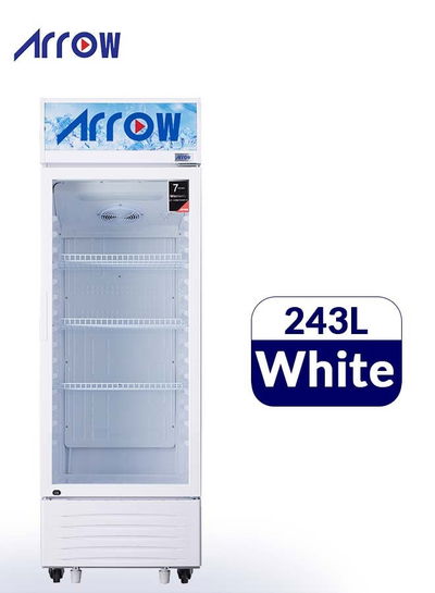 ثلاجة عرض ارو، 243 لتر، 8.5 قدم، 1 باب، تبريد سريع، RO-250SCK - ابيض product image 7