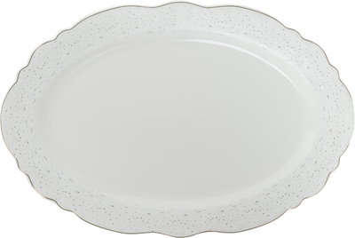 طقم تقديم سفرة بورسلان السيف غاليري، 65 قطعة - أبيض ذهبي product image 16