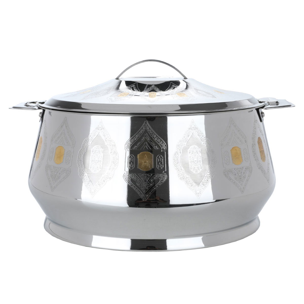 حافظة لافا استيل السيف غاليري، 7500 مل، نقش ذهبي - فضي product image
