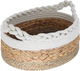 Al Saif Gallery Cotton Baskets Set, 25-30-28 cm, 3 Pieces, Round - Beige product image 3