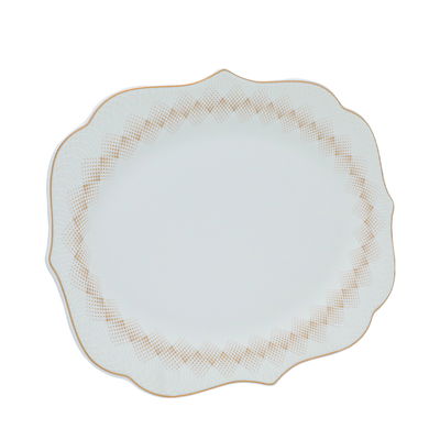 طقم سفرة بورسلان فيكتوريا السيف غاليري، 65 قطعة - ذهبي product image 17