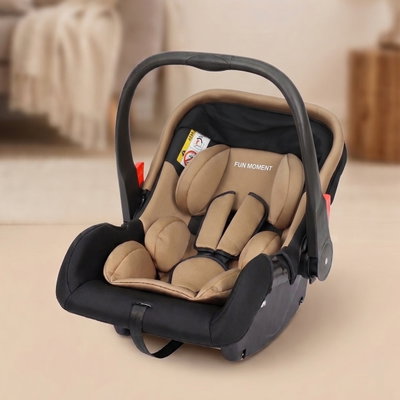 Fun Moment Child Car Seat, Up to 15 Months, Adjustable, Safety Harness - Black Brown product image 4