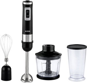 خلاط يدوي كيون، 800 واط، 5 ملحقات، KHR/5002 - اسود فضي product image