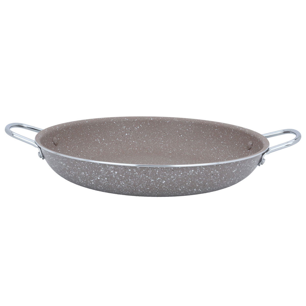Rocky Granite Frying Pan, 36 cm, 2 Handles - Brown product image
