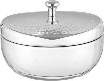 طقم تمرية ستانلس استيل السيف غاليري، 34×15×1.4 سم، 4 قطع، طوفرية، صحن نوا، صحن تغميسة - فضي product image 4