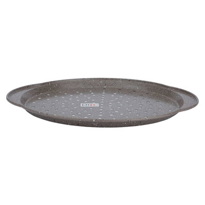 صينية بيتزا جرانيت السيف غاليري، 1.8×33×37 سم، مخرم، دائري - رمادي product image 4