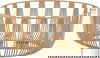 سخان طعام استيل السيف غاليري، 27x27x32 سم - فضي ذهبي product image 3