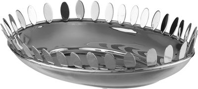 Al Saif Gallery Steel Dessert Plate, 28x21x5 cm - Silver product image 2