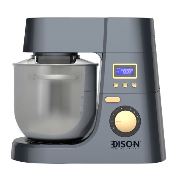 عجانة كهربائية إديسون، 1800 واط، 6.5 لتر، 4 وظائف - رمادي غامق product image 8