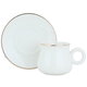 Al Saif Gallery Turkish coffee cups and saucers set, 12 pieces - white product image 1