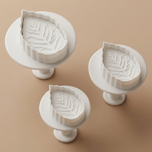Bin Shahyoun Plastic Dough Mold Set, 3 Pieces - White product image