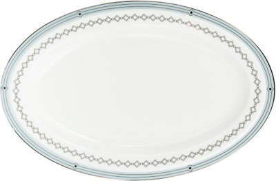 Al Saif Gallery Porcelain Dinnerware Set, 65 Pieces, Gold Pattern - Sky White product image 18