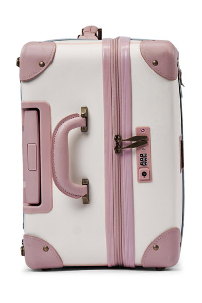 Limra LMA-60210 Artificial Leather Luggage Set, 4 Sizes, 4 Wheels, 360 Degree Rotating - Beige Pink product image 7