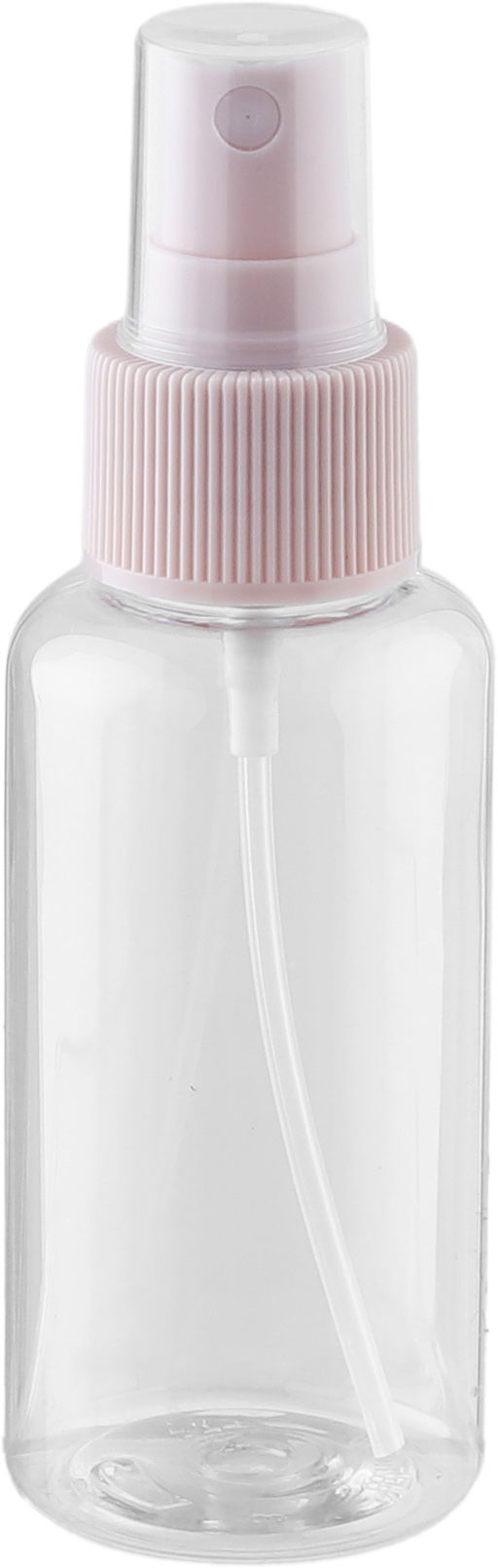 Saifso Plastic Travel Bottle Set with Case, 80ml, Clear Pink product image 3
