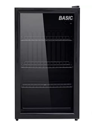 ثلاجة ميني بار بيسك، 65 لتر، 2.2 قدم، باب زجاجي، BRS-SC95ML - اسود product image 2